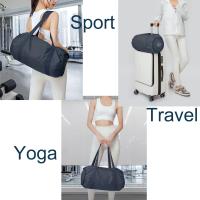 Bolsa de fin de semanaimpermeable para la noche con capacidad de 25 L, Bolsa de hombro portátil para Viajes, Bolsa de Lona Deportiva para yoga, senderismo, viaje de camping - details 3