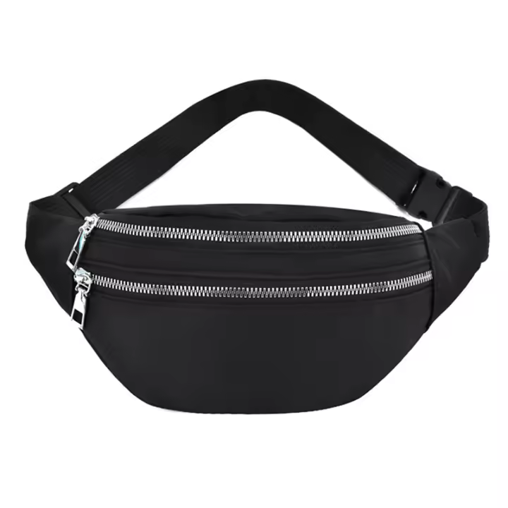 Bolsa De Cintura Impermeable Para Hombres Y Mujeres Estilo Casual Fashion Bolsa De Mano Para Deporte Y Viaje Estampado Cuadriculado - 1