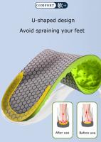 Suela De Silicona Para Zapatos Antideslizante Transpirable Soporte Arco Ortopédico Para Plantar Fasciitis Aumento De La Suela Para Hombres - details 9