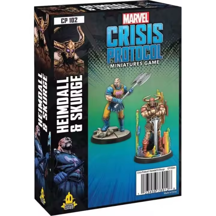 MARVEL CRISIS PROTOCOL: HEIMDALL & SKURGE  MCP  (INGLÉS) - ASMODEE - 1
