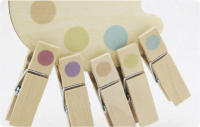 Juguete Educativo Montessori Mini De Madera Para Niños Juego De Aritmética Visual Y Sensorial De Colores Juego De Clip De Entrenamiento De Motricidad Finas Y Aprendizaje De Colores - details 4