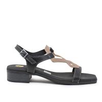 Sandalias planas de Mujer TINA KIZ 5345 SANDALIA PIEL ADORNO NEGRO 31524 24V - details 3