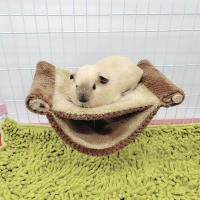 Nido Colgante De Dos Capas Para Invierno Cálido Para Ratinos Y Cochinillos Saco De Dormir Hamaca Para Hamsters Mascotas - details 4