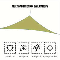 Sail De Sombra Plegable 3x3x3M Para Actividades Al Aire Libre Jardín Canopy Protector Solar Para Tendas De Camping - details 11