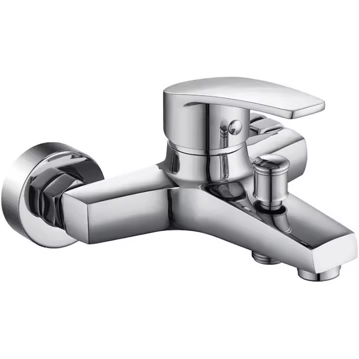 SSITO Grifo de bañera de baño, mezcla de ducha para baño, aire desmontable de la superficie de Cobre cromada CTD. ro - 1