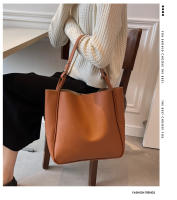 Bolso De Hombro Para Mujer Estilo Retro Minimalista Y Elegante 2025 Nueva Gran Capacidad Bolsa De Bajo El Brazo Estilo Japonés Bolsa De Comercio - details 0