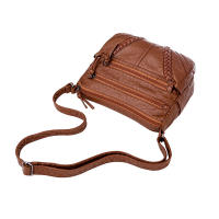 Nueva Llegada Bolso De Hombro Para Mujer En Cuero PU Retro Bolso Mensajero Ligero Bandolera Monedero Bolso De Mano Estilo Fashion - details 6