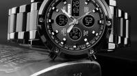 Reloj Digital Skmei 3 Tiempos Con Pantalla Retroiluminada Reloj De Pulsera Cuarzo Para Hombre Correa De Acero Inoxidable Completa Cuenta Regresiva Relogio Masculino - details 8