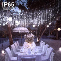 Luces De Cadena De Hielo LED Solar 3.5M Impermeables Para Decoración De Bodas Y Fiestas En Jardín Y Hogar Luces De Navidad Exteriores - details 15