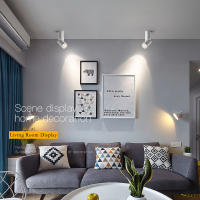 Spotlight LED Plegable Montado En Superficie GU10 Para Sala De Estar Y Cocina Lámpara De Techo De Aluminio Material Black - details 5