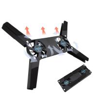 Nueva Placa De Enfriamiento Para Laptop Con 2 Ventiladores USB Universal Compatible Con Laptops De 7-15 Pulgadas Soporte Para Laptop - details 9