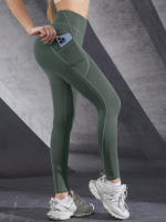 Leggings De Cintura Alta Para Mujer Con Bolsillos Pantalones De Yoga Elásticos Para Fitness Y Correr Talla Verdadera - details 18