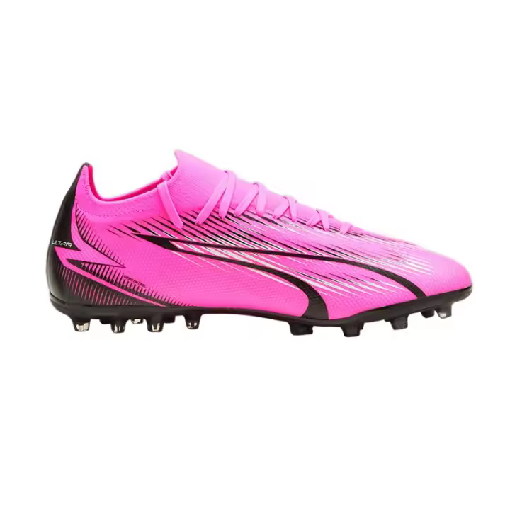 Puma Botas De Fútbol Puma Ultra Match Mg Rosa Blanco - 1