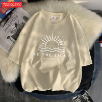Camiseta De Algodón De Alta Calidad Para Hombre Con Diseño Gráfico De 'Ser La Luz' Matthew 5:14 Estilo Casual Veraniego Manga Corta Cuello Redondo - details 26