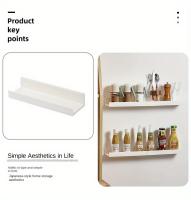 Organizador De Maquillaje Para Baño Ecológico Adhesivo Sin Perforar Estante De Ducha Montaje En Pared Plástico Largo - details 0