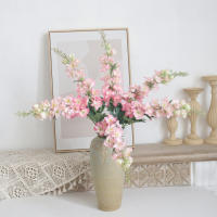 Rama De Flores Artificiales Hyacinthus Delphinium 75CM Larga Para Decoración De Hogar Sala De Estar Vaso Arreglo Floral Decoración De Boda - details 3