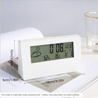 Reloj De Alarma Electrónico Multifuncional LCD Para Estudiantes Silencioso Creativo Para Habitación De Niños Reloj Digital Inteligente Para Dormitorio - details 7