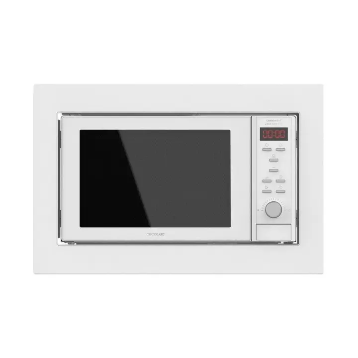 Microondas encastrable cecotec grandheat 2350 built-in/ 900w/ capacidad 23l/ función grill/ blanco - 1