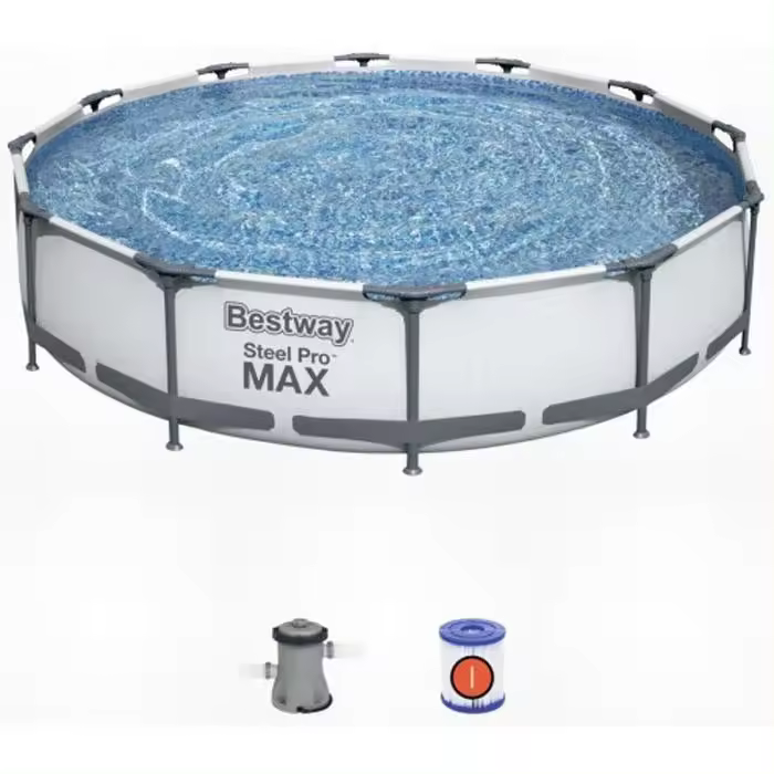 Piscina Bestway Steel Pro Max Frame Pool white - 1