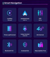 Junsun-reproductor Multimedia con Android y navegación GPS para Ford, autorradio 2Din con DSP, Carplay inalámbrico, 4G, estilo Tesla, para Ford Focus MK 3 2012-2017 - details 1