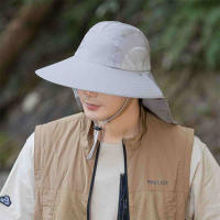 Gorro De Safari Ajustable Para Hombres Y Mujeres Protección UV 50+ Con Pico Para El Cuello Y Sombrilla Para Exterior Respirable Para Pesca Y Senderismo - details 20