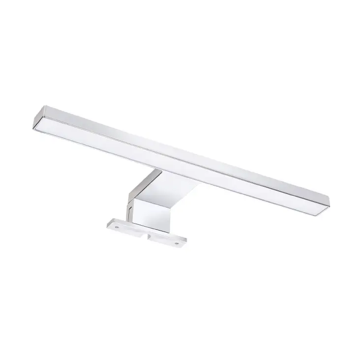 Ledkia Aplique Espejo Baño 5W Plata Carl - Diseño Moderno y Resistente a la Humedad - 1