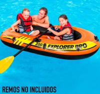 Barco Hinchable Intex Explorer Pro 200 de 196x102x33cm con 3 Cámaras de Aire y Suelo I-beam - details 1