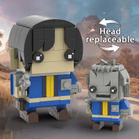 Bloques De Construcción MOC TV Play Fallouted Shelter Personajes Creativos Figura De Acción Lucy MacLean Modelo Para Niños - details 5