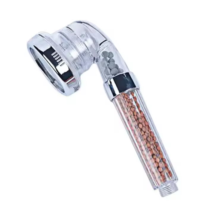 Alcachofa de Ducha Alta Presion,Purificación y Ahorro de Agua con Perlas Filtradoras Antical y Anticloro, Cabezal Ducha Universal Desmontable - 1