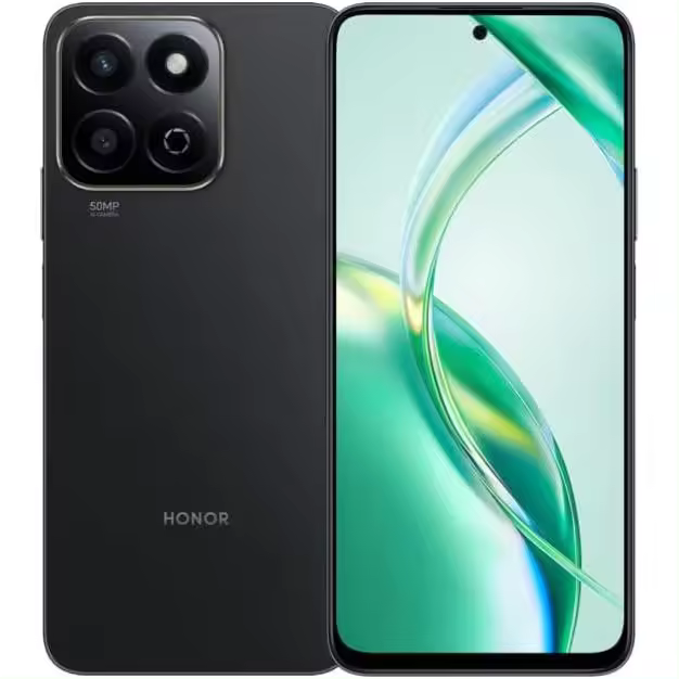 HONOR 200 Smart Smartphone 5G 4GB + 256GB, Pantalla Resistente a Caídas de 6,8" IP64, Batería 5200mAh, 300% Modo Alto Volumen, 50MP AI Carmera, Snapdragon 4 Gen 2, Android 14, Dual SIM, Negro - 1
