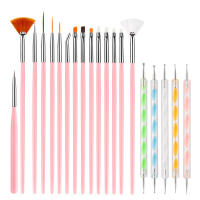 Set De Pinceles Para Arte De Uñas Con Pluma De Terapia De Luz Colorida Y Doble Punta Herramientas De Uñas Precisas - details 4