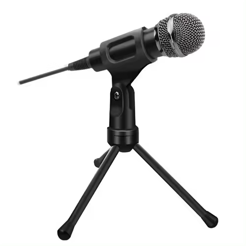 Equipa Mini Micrófono Estéreo con Trip Black - 1
