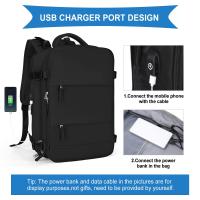 BIT ✈【MOCHILA DE CABINA 2025 】 45 × 36 × 20cm - Cumple Normativas de Aerolíneas | Carga USB | Antirrobo | Zapatos para compartimiento | ¡Tú Aliada en Vuelos - details 5