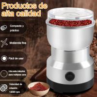 Molinillo de Café Eléctrico Molinillo de 200W Molinillo Eléctrico de Café 300ml Molinillos de Especias para Molinillo Semillas Especias Secos(Plata) - details 10