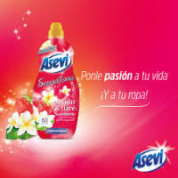 SUAVIZANTE ASEVI PASION Y TIARE - PACK3 BOTELLAS 180 LAVADOS CON SEDUCTORAS ESENCIAS EFECTO ENEGIZANTE - details 1