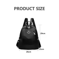 Mochila antirrobo para mujer, bolso de viaje escolar, impermeable, oxford, bolso de hombro escolar - details 3
