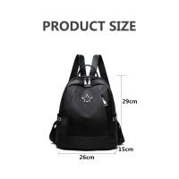 Mochila antirrobo para mujer, bolso de viaje escolar, impermeable, oxford, bolso de hombro escolar - details 3