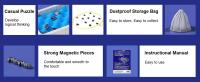 Juego de ajedrez magnético Magnet Rocks - Juego de ajedrez magnético con piedras Juego de mesa magnético Juego de estrategia con cuerda, nuevo juego de fiesta familiar multijugador 2025 para niños y adultos - details 2
