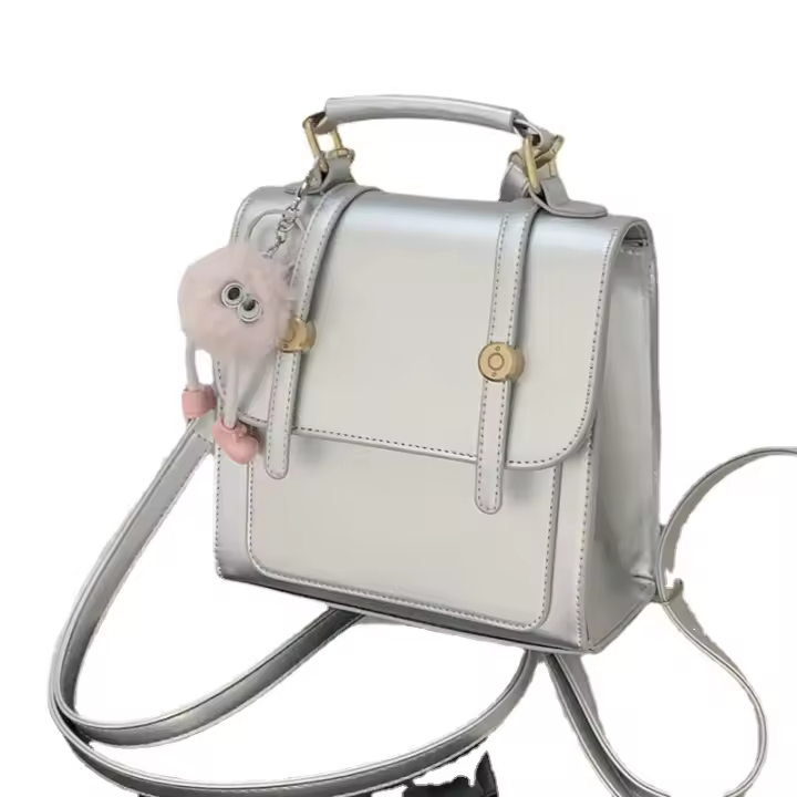 Nicho Bolso de alta gama mochipa plateada fashion transfrontera casual mochipa para Mujer - 1