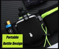 Mochila De Cintura Para Correr Maratón Unisex Bolsa De Deporte Con Dos Bolsillos Para Teléfono Y Botella De Agua Material De Poliéster - details 11