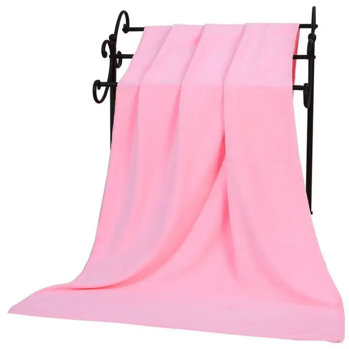 Toalla De Baño Grande Y Gruesa De Microfibra Absorbente Y Secado Rápido Para Natación Fitness Deportes Salon De Belleza Playa - 1