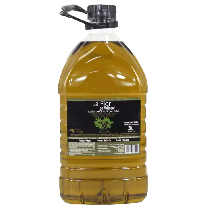 Aceite De Oliva Virgen Extra La Flor De Malaga 3Litros Garantizado RECIEN ENVASADO 100% Fresco - 1