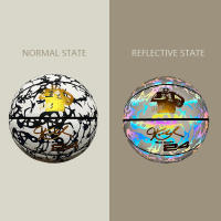 Baloncesto Reflectante Luminoso Glow-in-the-Dark Edición Limitada Kobe No. 5 No. 6 No. 7 Regalo De Cumpleaños Para Entrenamiento Y Juego Material PU - details 1