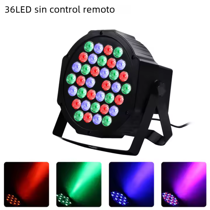 luces led exterior navidad，Luces de Escenario ALIEN 36 LED RGBW DMX 512 para Disco DJ Fiesta Navidad Bar Club Boda Cumpleaños Efecto de Iluminación Plana - 1
