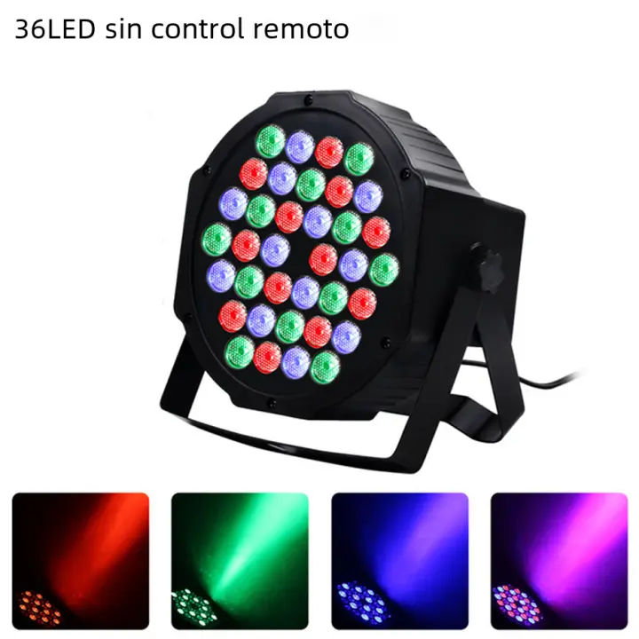 luces led exterior navidad，Luces de Escenario ALIEN 36 LED RGBW DMX 512 para Disco DJ Fiesta Navidad Bar Club Boda Cumpleaños Efecto de Iluminación Plana - 1