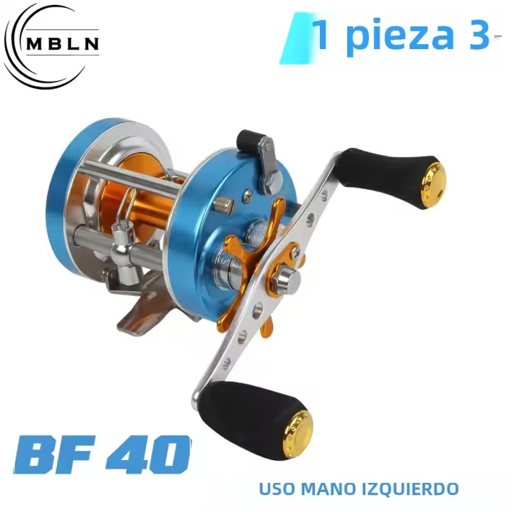 Carrete De Pesca Con Frenado De 13 Kg En Metal Fundido 6+1 Rodamientos De Acero Inoxidable CNC Mecanizado Resistente a La Corrosión Para Oceano Río Lago - 1