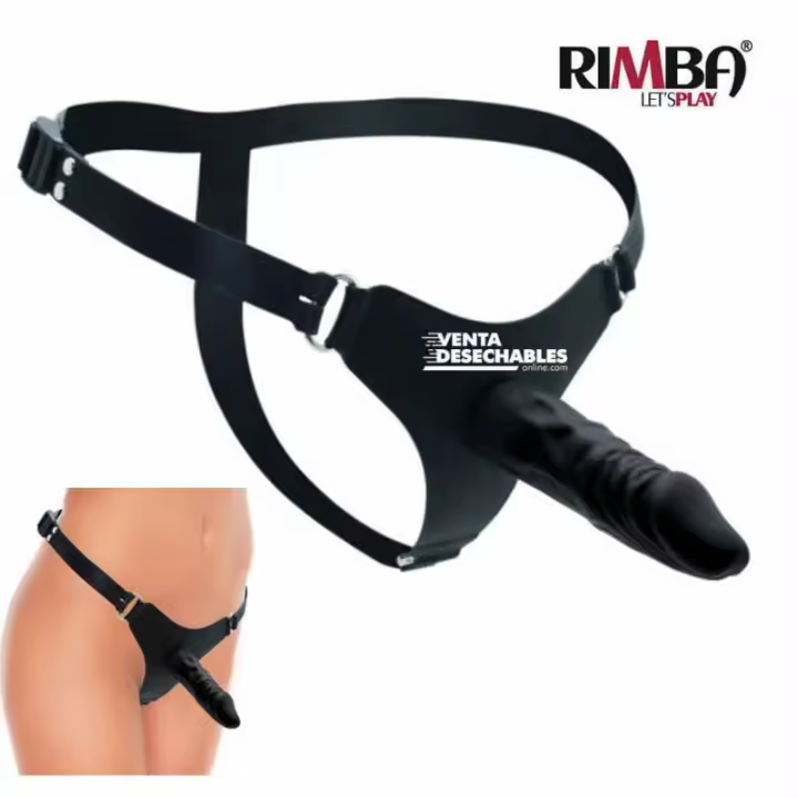 Rimba Arnés Silicona 12 cm Negro - Rimba - 1