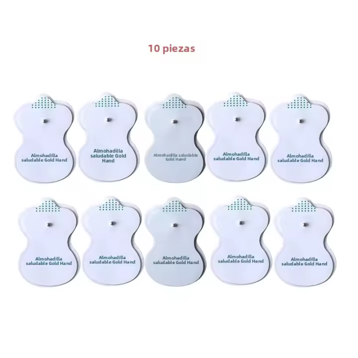 Masajeador Eléctrico De Fisioterapia Dual Canales Para Relajar Musculos Con 8 Almohadillas De Electrodo Gel Terapia De Cuidado De Salud - 1