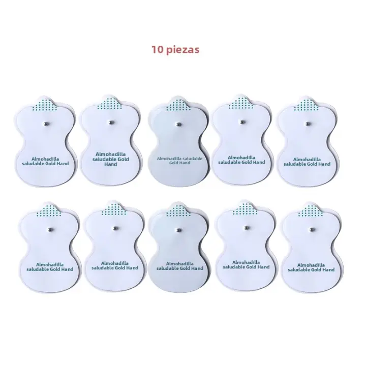 Masajeador Eléctrico De Fisioterapia Dual Canales Para Relajar Musculos Con 8 Almohadillas De Electrodo Gel Terapia De Cuidado De Salud - 1