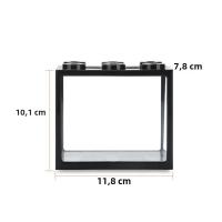 Acuario Mini Para Peces Y Reptiles Con Luz LED Caja Pila De Acuarios Cilíndricos Decoración De Paisaje De Algas Para El Hogar Y La Oficina - details 9